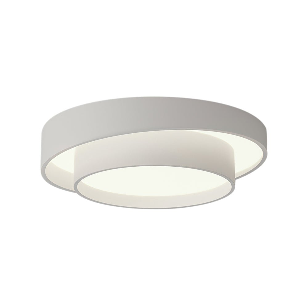 LED Flush Mount Ceiling Light 15 inch Round Metal Low Profile Fixture for Bedrooms Living Rooms Kitchens 1260 Lumens Energy Efficient Contem | Thomler