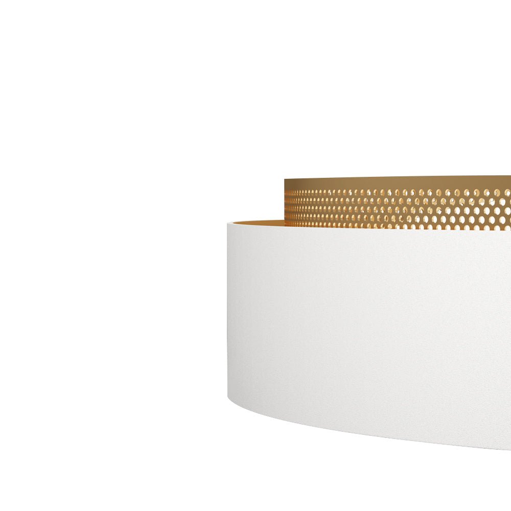 20-Zoll LED-Ring-Deckenleuchte, flache Montage, Metall, Schwarz oder Weiß, für Flur, Schlafzimmer, Wohnzimmer, moderne, flache, runde Leuchte, integriert | Thomler