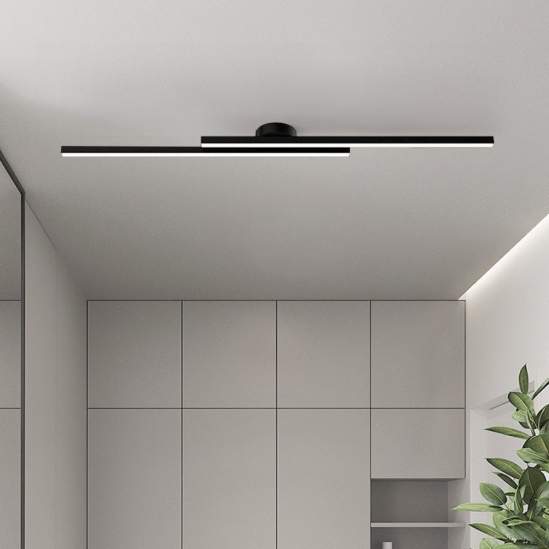 35-Inch Linear LED Vanity Light Fixture in Black – Adjustable Color Temperature Bathroom Mirror Lighting for Modern Hallways, Entryways & Po | Thomler