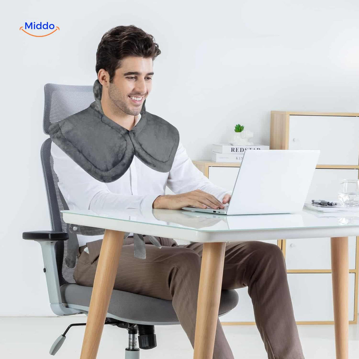 Electric Heated Neck & Shoulder Wrap with 9 Heat Settings and Auto Shutoff