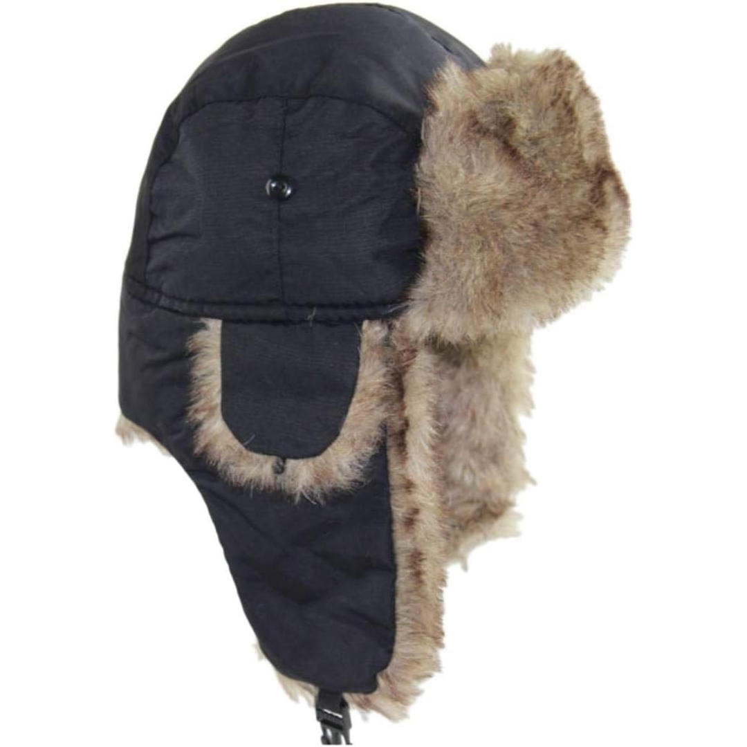 Aviator Wintermuts met Oorkleppen en Pluche Voering – Winddichte Hoofddeksels voor Koud Weer voor Dames & Heren, Wintersport, Wandelen, Skiën