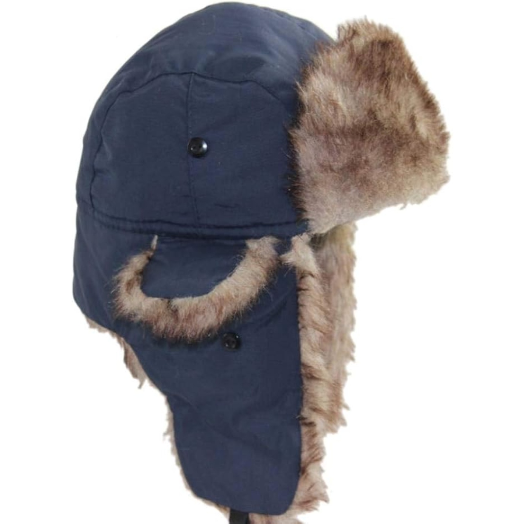 Aviator Wintermuts met Oorkleppen en Pluche Voering – Winddichte Hoofddeksels voor Koud Weer voor Dames & Heren, Wintersport, Wandelen, Skiën