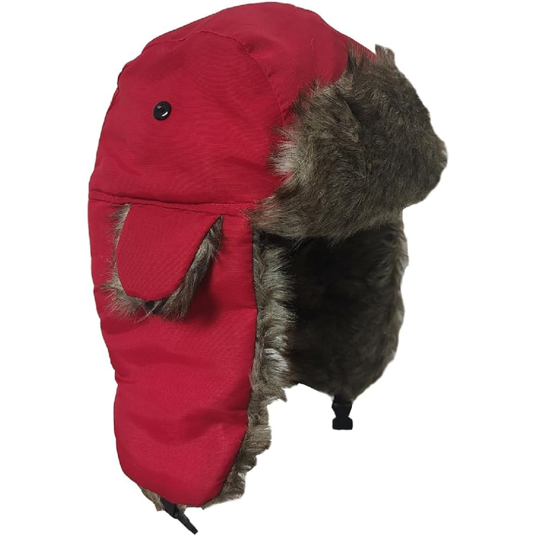 Aviator Wintermuts met Oorkleppen en Pluche Voering – Winddichte Hoofddeksels voor Koud Weer voor Dames & Heren, Wintersport, Wandelen, Skiën