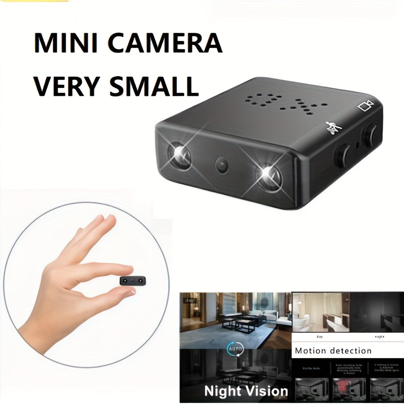 Full-HD-Minikamera mit Infrarot-Nachtsicht und Bewegungserkennungsalarm