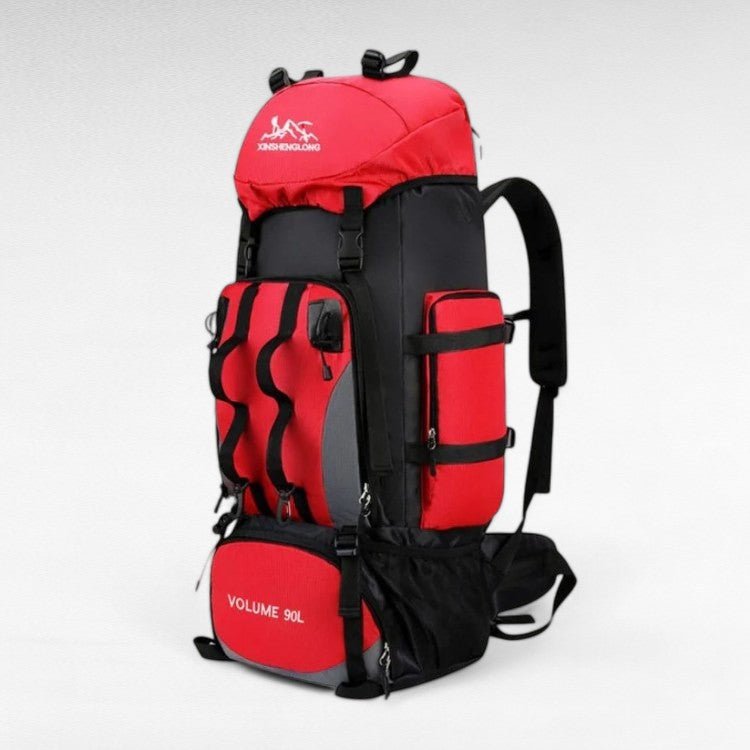 90-Liter Lightweight Water-Resistant Hiking Backpack for Multi-Day Trips