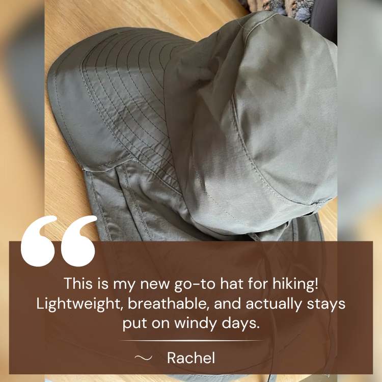 Wide Brim Sun Hat with UPF Fabric for Outdoor Adventures – Adjustable Chin Strap & Breathable Design