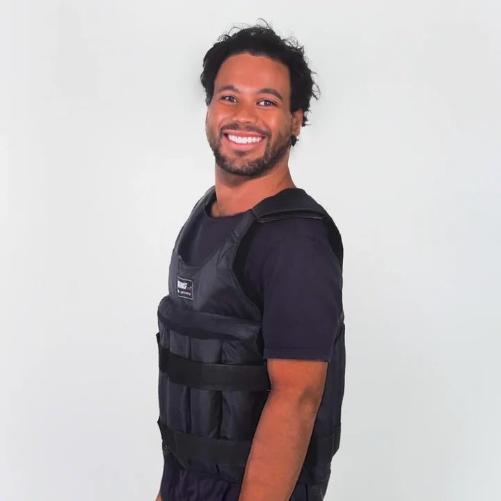 Chaleco con peso ajustable de 110 libras para entrenamiento, unisex