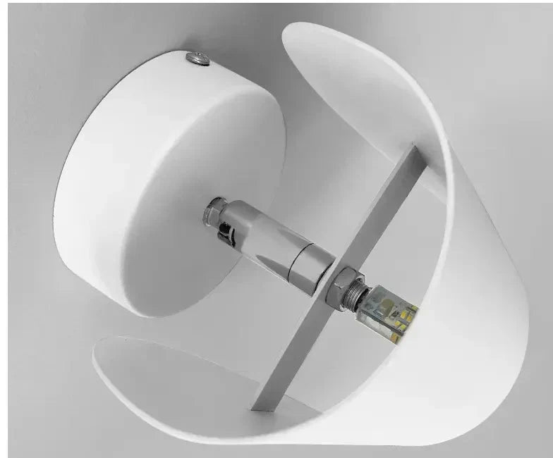 Adjustable Bidirectional Sconce 6.5 Inch Aluminum Light Fixture Black White for Entryway Bedroom Living Room Rotatable G4 LED Mount | Thomler