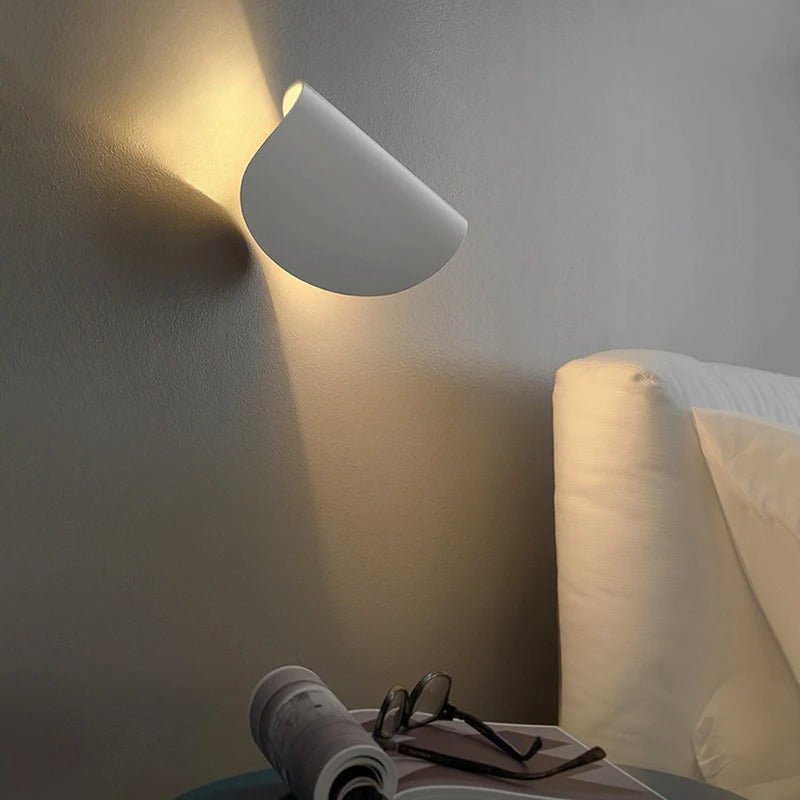 Adjustable Bidirectional Sconce 6.5 Inch Aluminum Light Fixture Black White for Entryway Bedroom Living Room Rotatable G4 LED Mount | Thomler