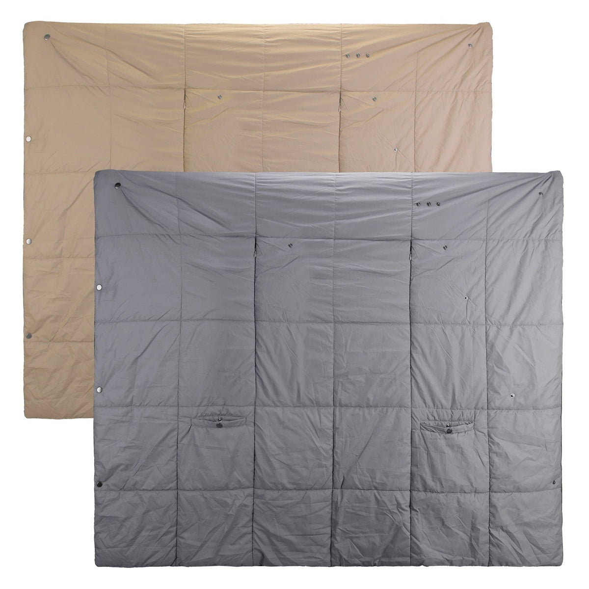 Wearable USB Heated Throw with Arm Slits, Dual Controls & 6 Warmth Zones