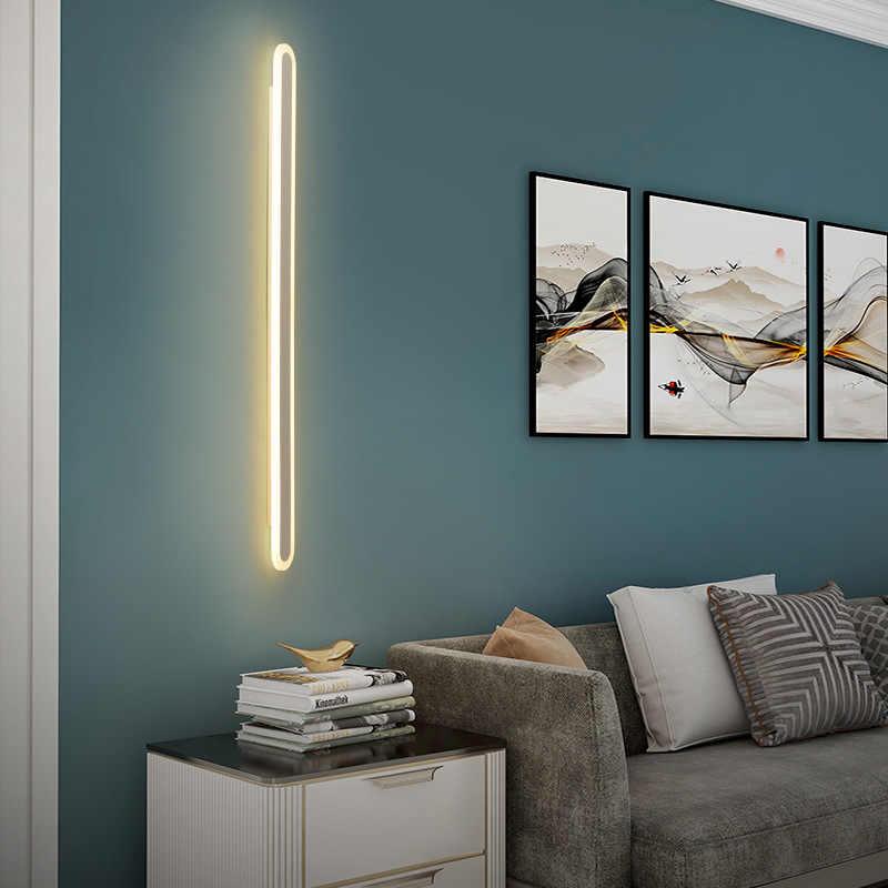 Linear LED Sconce 32-Inch Aluminum Matte Finish for Bedroom Above-Bed Lighting Contemporary Slim Profile Hardwired Fixture Ambient Wall Ligh | Thomler