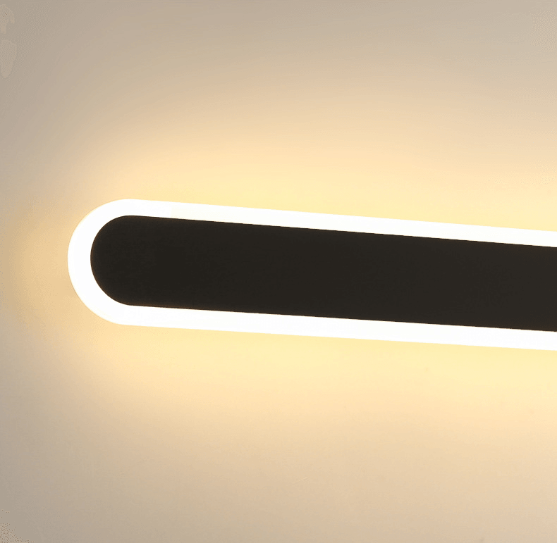 Linear LED Sconce 32-Inch Aluminum Matte Finish for Bedroom Above-Bed Lighting Contemporary Slim Profile Hardwired Fixture Ambient Wall Ligh | Thomler