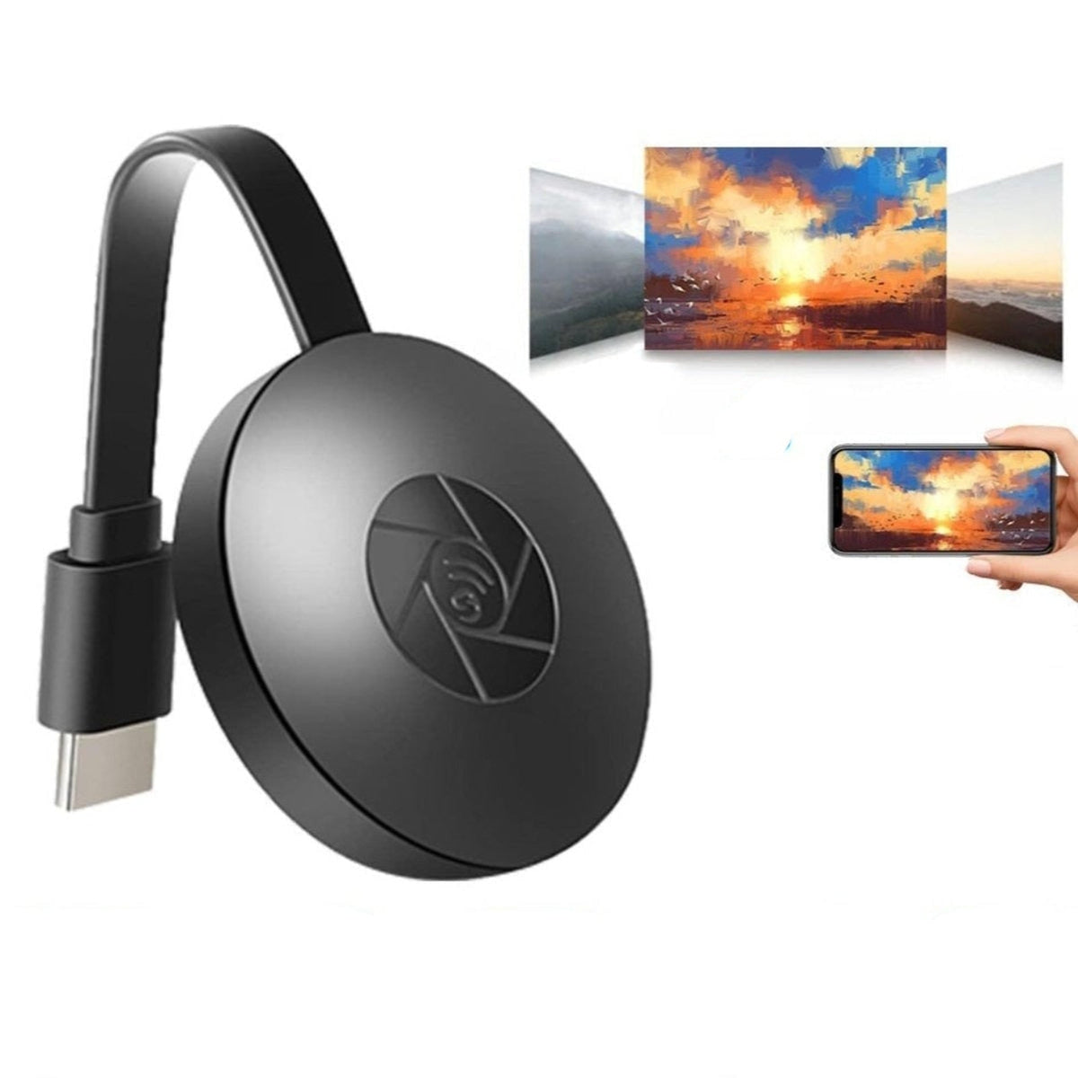 Visioncast One HDMI Wireless Streamer Full HD 1080P Plug-And-Play For Movies Presentations And Games