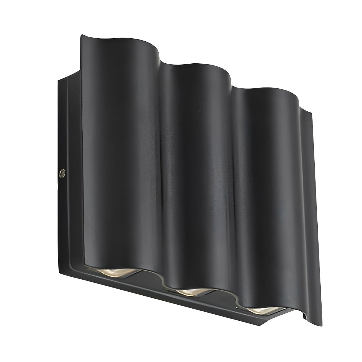 Outdoor LED Wall Light Fixture Aluminum Black Bidirectional Sconce for Entryway Patio Porch Weatherproof Exterior Home Lighting | Thomler