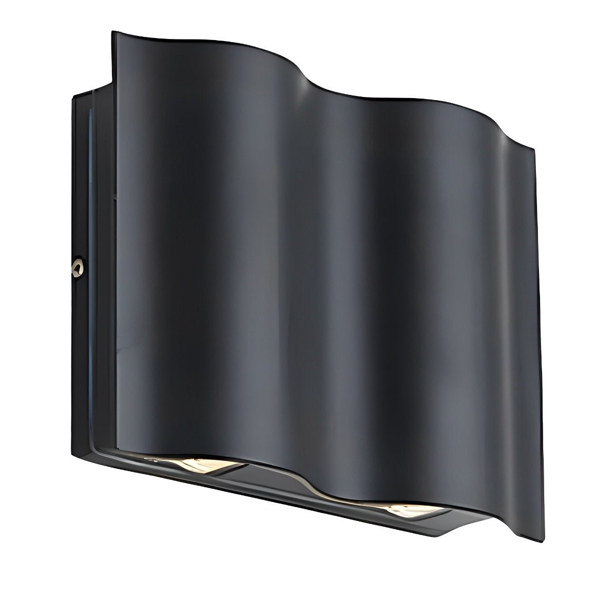 Outdoor LED Wall Light Fixture Aluminum Black Bidirectional Sconce for Entryway Patio Porch Weatherproof Exterior Home Lighting | Thomler
