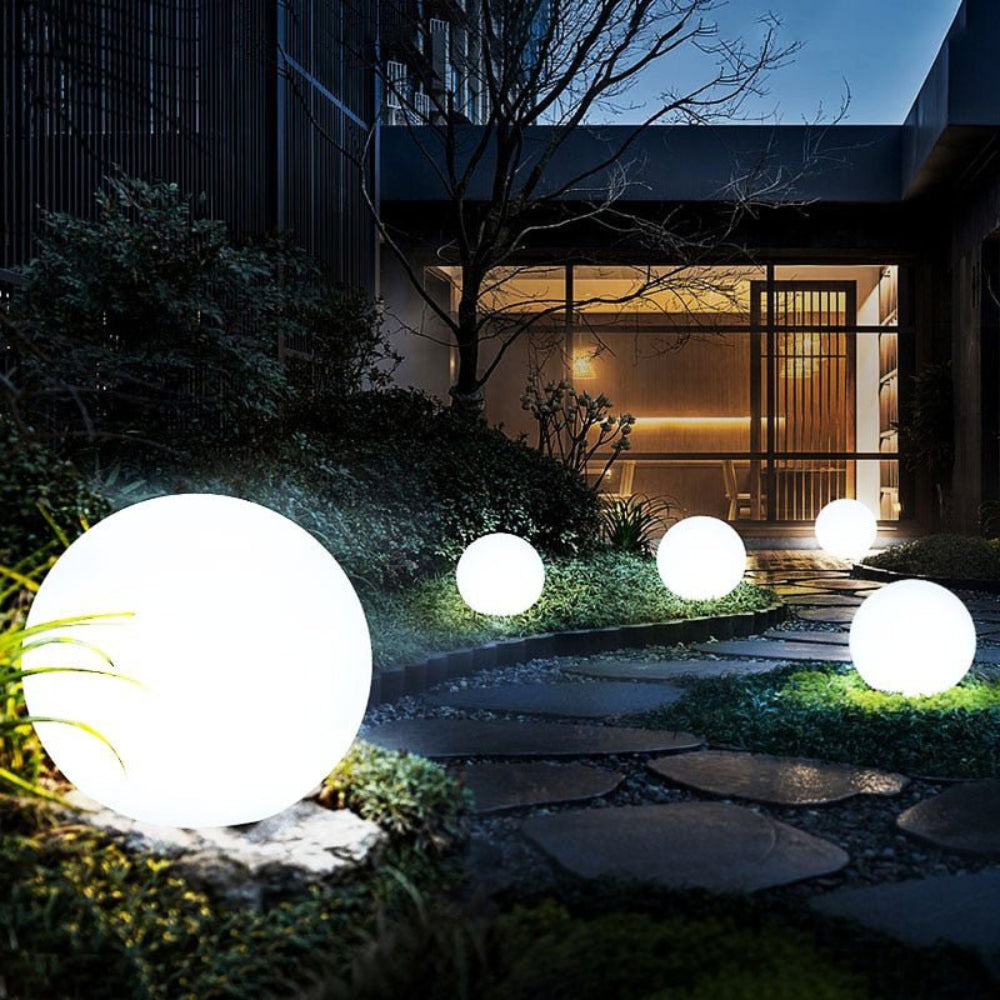 Rechargeable LED Sphere Light 10 Inch 16-Color Remote Waterproof Cordless Patio Garden Decor Indoor Outdoor Mood Lighting Portable Battery P | Thomler