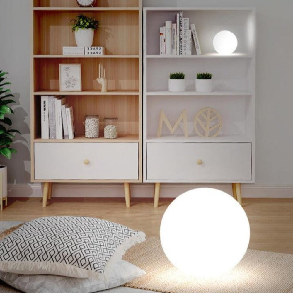 Rechargeable LED Sphere Light 10 Inch 16-Color Remote Waterproof Cordless Patio Garden Decor Indoor Outdoor Mood Lighting Portable Battery P | Thomler