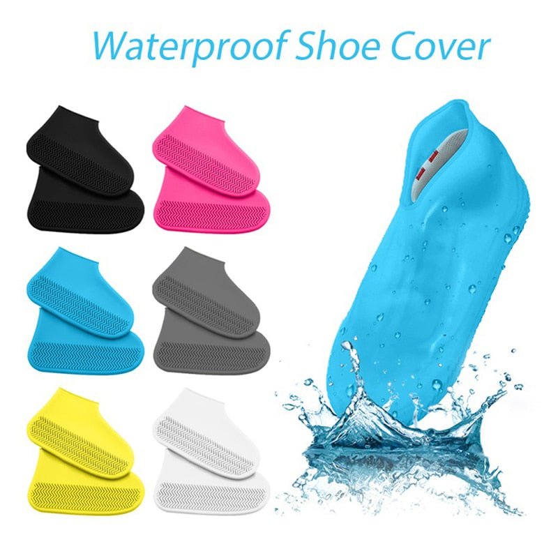 Reusable Silicone Rain Shoe Protectors with Non-Slip Grip for Men, Women & Kids – Lightweight Foldable Covers for Outdoor Activities & Wet W | Thomler
