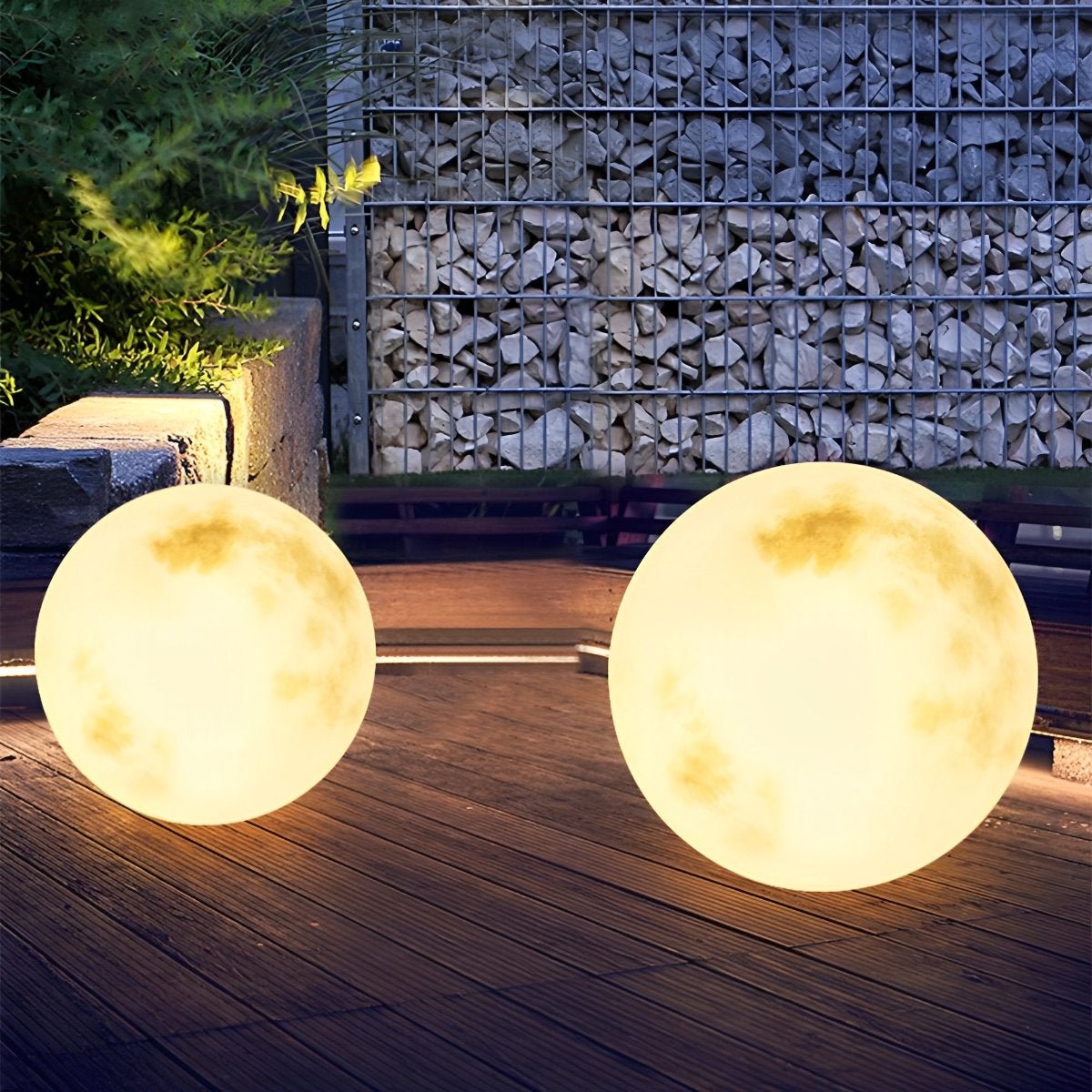 Solar-Globus-Leuchte 11,8 Zoll Harz-Kugel für Hof, Weg, Gartendekoration, warmweißes LED, wasserdichte Außenbeleuchtung, Terrasse, Rasen, Landschaftsgestaltung | Thomler