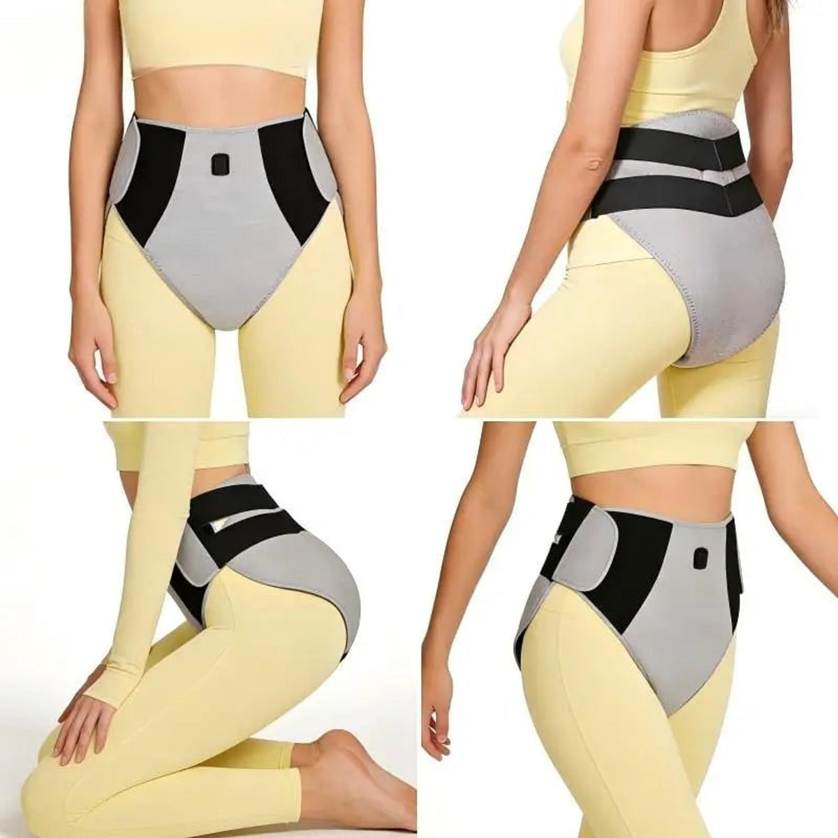 Wearable Menstrual Heating Pad With Electric Abdominal Lower Back Wrap And Massage Modes