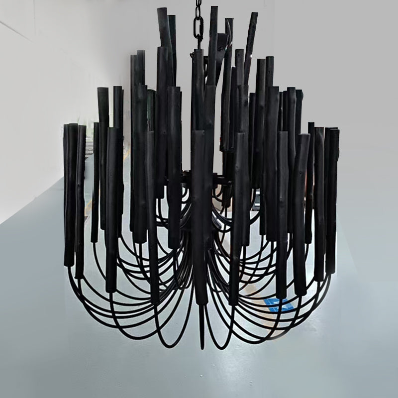 Gelaagde Stick Hanglamp Metalen Constructie Verstelbare Hoogte Eetkamer Entree Hal Modern Plafondverlichting Statement P