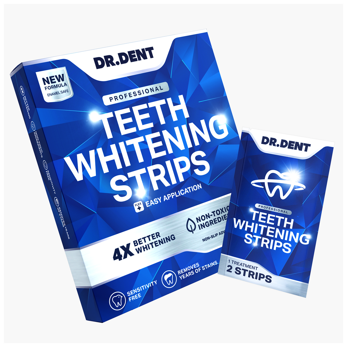 Tiras blanqueadoras de dientes premium (42 tiras)