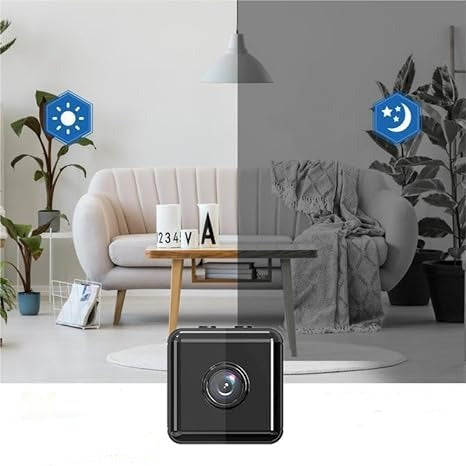 Compacte HD-beveiligingscamera met nachtzicht, bewegingsmeldingen en oplaadbare batterij voor gebruik binnen en buiten