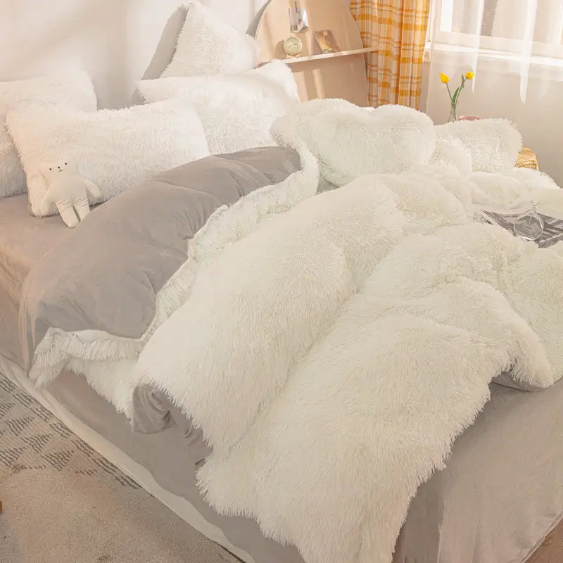 Ultra-Soft Sherpa Fleece Comforter Set – Plush Cloud-Like Warmth for Winter Nights