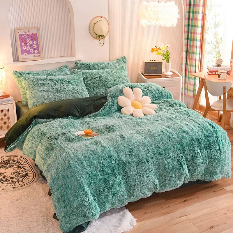 Ultra-Soft Sherpa Fleece Comforter Set – Plush Cloud-Like Warmth for Winter Nights